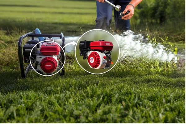 Kev khiav hauj lwm thiab kev saib xyuas ntawm CRAFTOP GE200 Cua-Cooled, 4-Stroke Cav