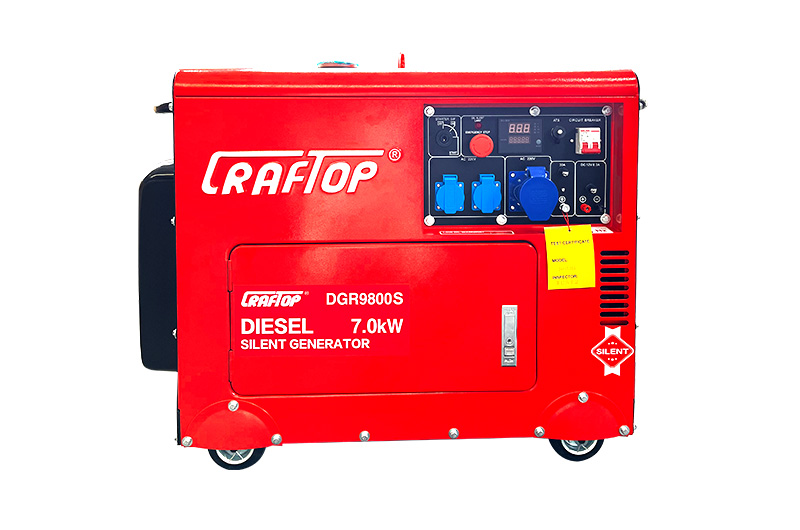 12HP Diesel Generator DGR9800S 7.0kW Power Generator