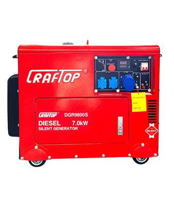12HP Dizilo jenereta DGR9800S 7.0kW Mphamvu Jenereta
