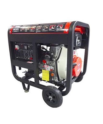 5.5kW Dizilo jenereta DGR6500E 10HP jenereta