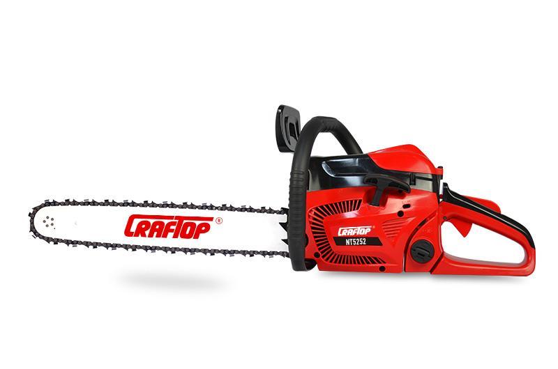 Gasoline Saw NT5252 with 16''-22'' Bar Length, Semi-Professional Wood Cutting Tools