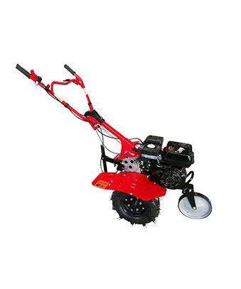 7HP Gas-Powered Tiller Cultivator GMT75 Brush Cutter Rotavator for Soil Tilling, Planting and Gardening
