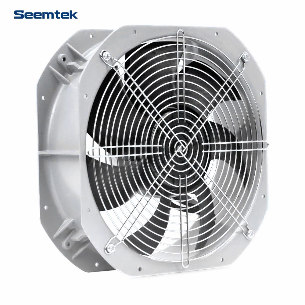 250mm Brushless DC Square Axial Fan with 0-10VDC/PWM Speed Control